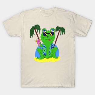 Frog At The Beach T-Shirt